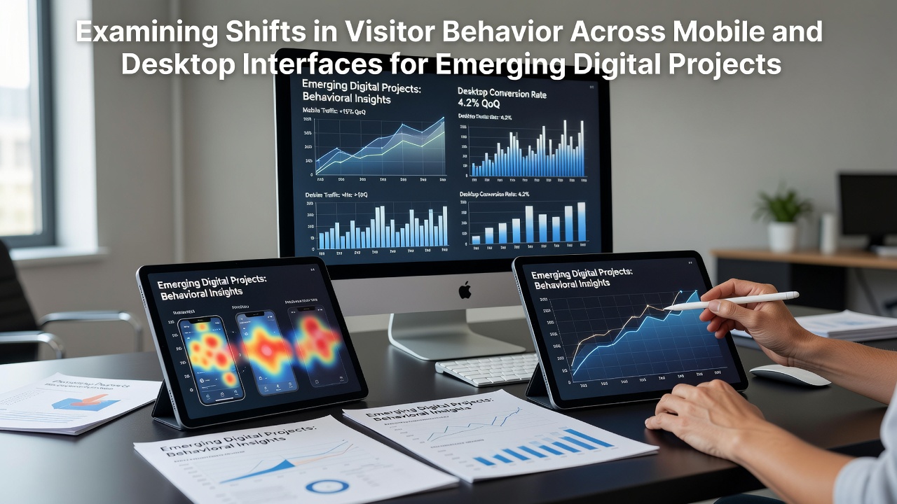 Examining Shifts in Visitor Behavior Across Mobile and Desktop Interfaces for Emerging Digital Projects