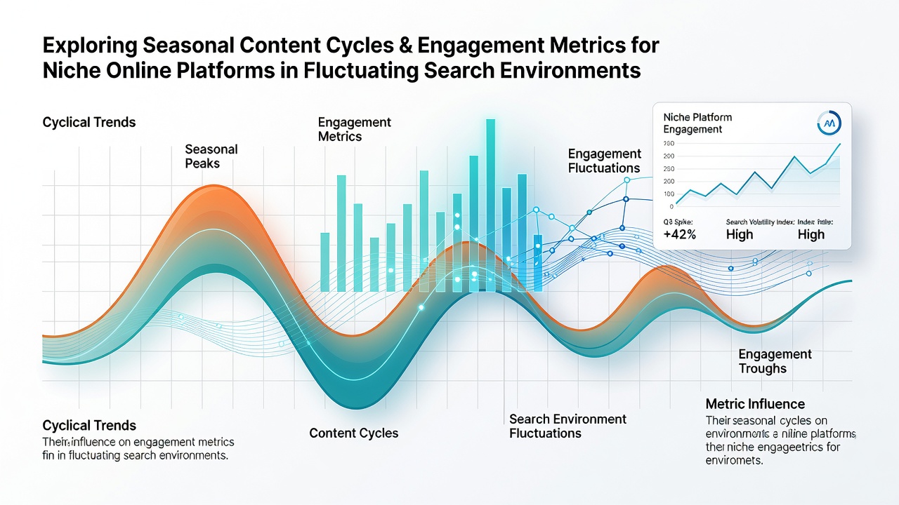 Exploring Seasonal Content Cycles and Their Influence on Engagement Metrics for Niche Online Platforms in Fluctuating Search Environments
